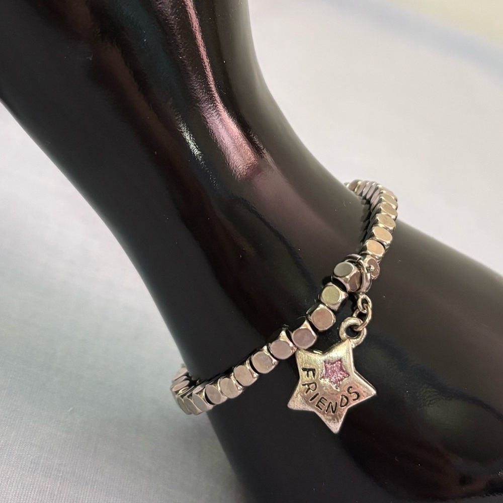 Stretch Bracelet with ‘Friends’ Star Charm